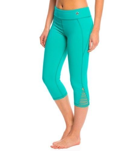 Trina Turk Freizeit Träger solide Sport Capri kurze Yoga Hose Damen Neu mit Etikett $ 98 - Bild 1 von 9