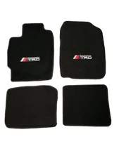 Fit 05-10 Scion tC 2Dr Floor Mats Carpet Nylon Black 4 Pcs New W/Emblem