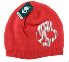 Skullcandy Vesta Audio Speaker Beanie Hat Red Skull Brand New