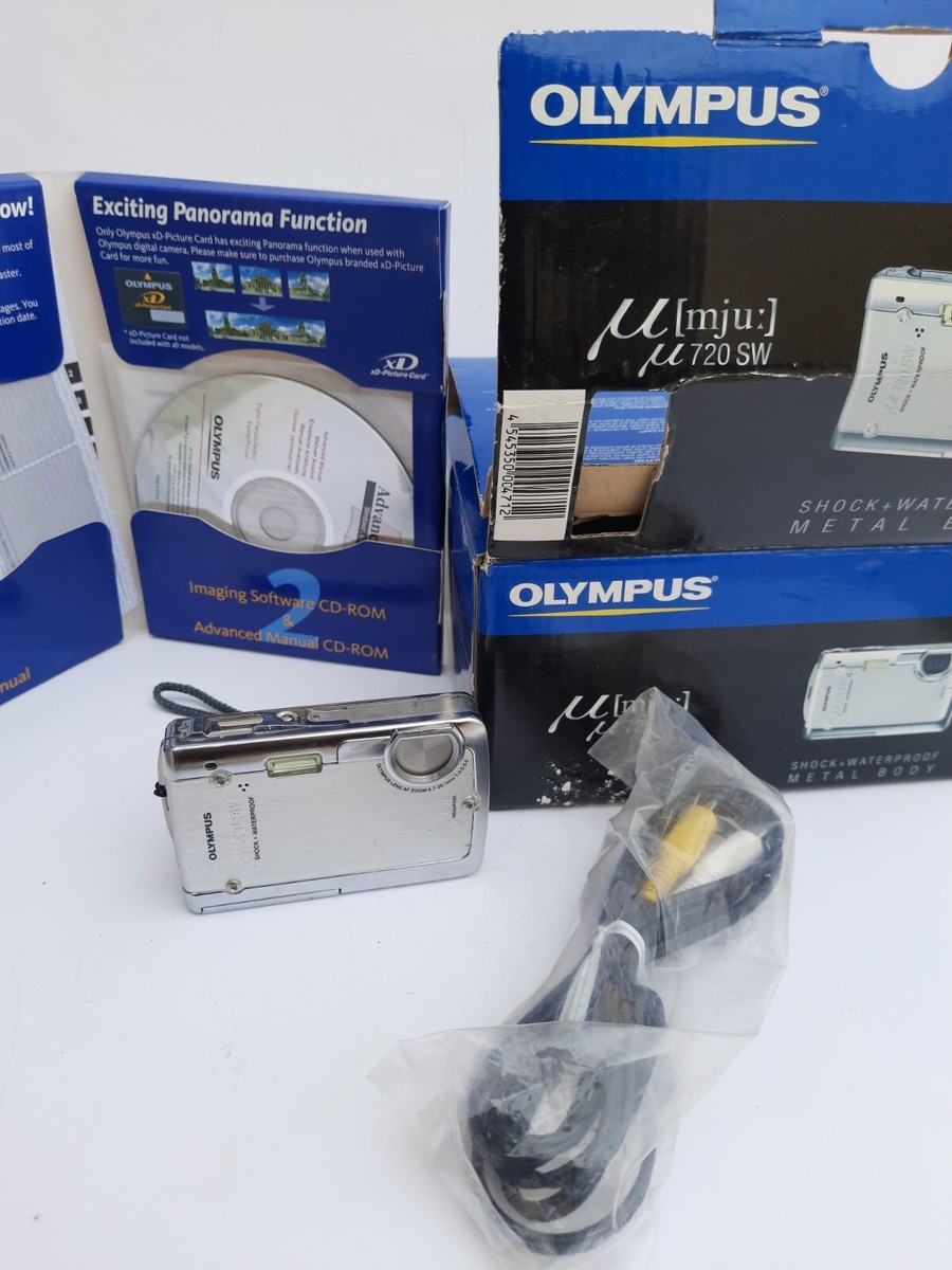 OLYMPUS U720SW Digital Camera,shock+waterproof metal body 7,1 MP