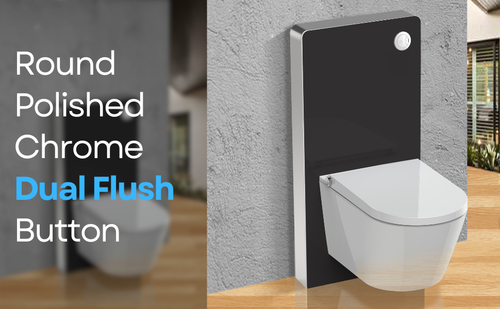 Tavistock VORTEX Dual Flush Air Toilet Cistern Push Button Pneumatic ...