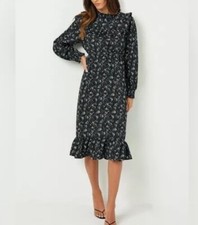 Women's Hayden Floral Dress Black size Medium NWT MSRP $65
