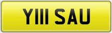 Y111 SAU NEAT PRIVATE CAR REG NUMBER PLATE SAUNDERS SAUL SAUND - NO HIDDEN FEES