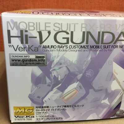 Kit Modèle MG 1/100 RX-93-2 Hi-Nu Gundam Ver.Ka (Char's Counterattack) - Neuf, Bandai
