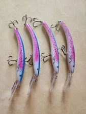 800 SERIES REEF RUNNER 4 BRAND NEW LURES ALL SAME COLOR PRE ACME MADE IN 2017