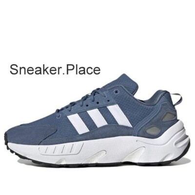 Adidas Originals Zx 22 Boost Blau und Weiß UK Größe 10