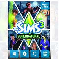The Sims 3 Supernatural Expansion Pack DLC for PC Game EA App Key Region Free