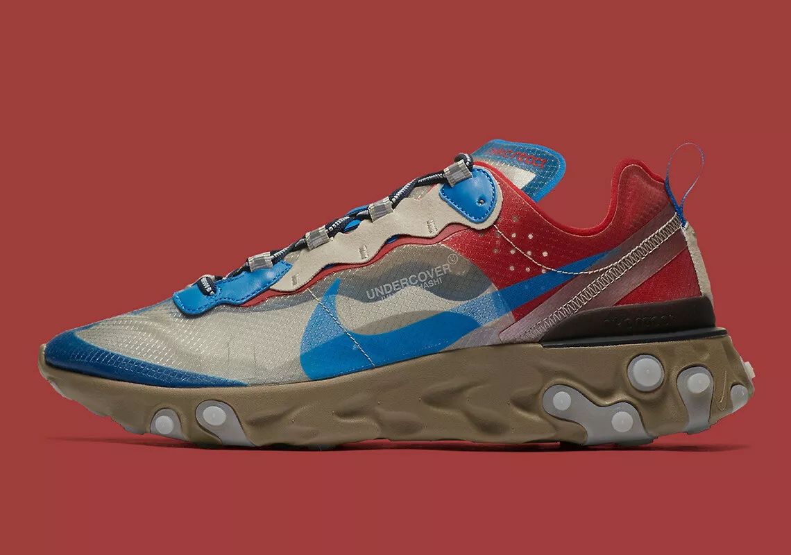 Nike React Element 87 x Undercover Light Chalk Size 14. max | eBay