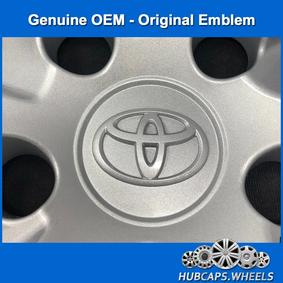 Tapacubos para Toyota Rav4 2019-2025 nuevo genuino OEM juego de fábrica 17 pulgadas 61186 Foto 3 de 4
