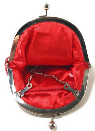 Women Evening Clutch Metal Mesh Purse Handbag for Party or Daily Use USA stock - Picture 11 of 44