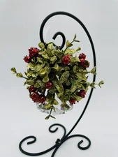 Crystal Mistletoe Original Kissing Krystal Faux Acrylic Christmas Ornament 5 In