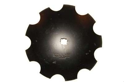 16'' Notched Disc Harrow Blades 1'' x 1-1/8'' Star Punched Hole