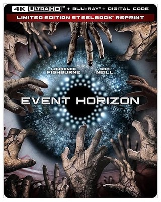 EVENT HORIZON LIMITED EDITION STEELBOOK REPRINT 4K ULTRA HD NEW! SEALED!