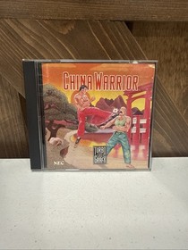 China Warrior (TurboGrafx-16, 1989) CIB w/Manual/Rare Box/Foam VF-NM Tested!!