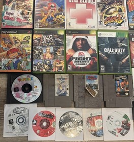 Video Game Lot NON WORKING Gamecube PS2 Wii PS3 NES DS Xbox Xbox 360 SNES