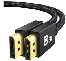 8K DisplayPort Cable 1.4, VESA Certified DP Cable 6.6ft 8K 60Hz, 4K 144Hz,...