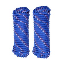 3/8 in × 100 ft Blue Diamond Braided Polypropylene Rope 3/8" x 100FT,