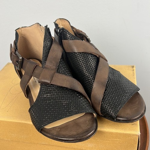 Unity In Diversity Silene New size 35 Made in Portugal leather heeled sandal - Picture 3 of 7