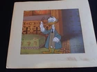 Disney Ludwig Von Drake Production Animation Art Cel Original Celluloid Cel
