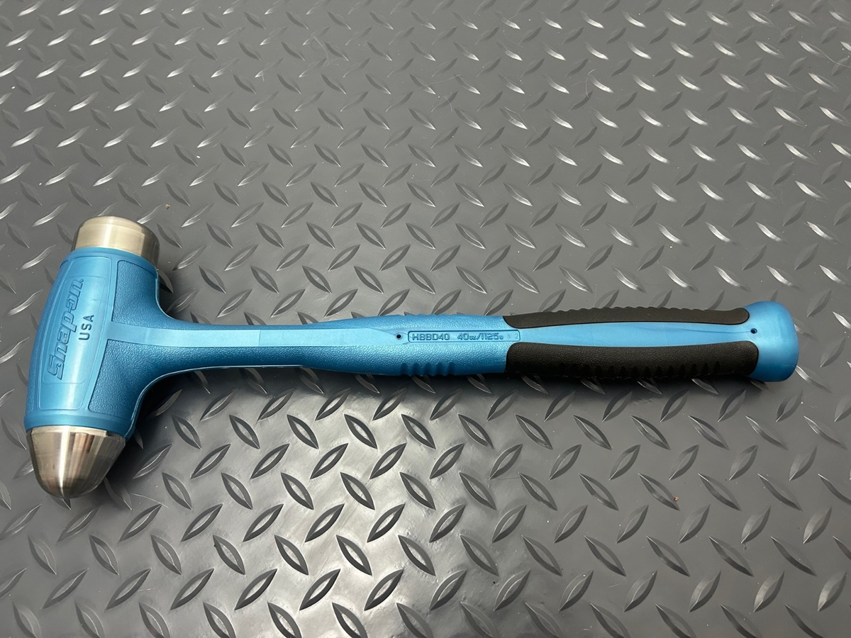Snap On Tools NEW HBBD40PB 40oz Pearl Blue Dead Blow Ball Peen