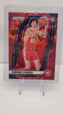 2024-25 Panini Prizm - Zaccharie Risacher #265 Red Ice Prizm (RC)