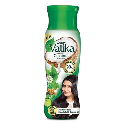 Dabur Vatika Coconut Hair Oil 300ml | 10 Herbs | Hair fall Control | Free Ship