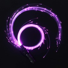 Fiber Optic Whip, LED Light Whip for Dancing, Rave Accessories for Parties Shows