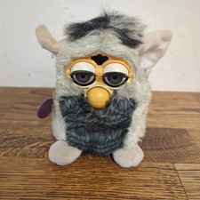 Vintage 1998 Racoon Furby By Tiger Not Working 