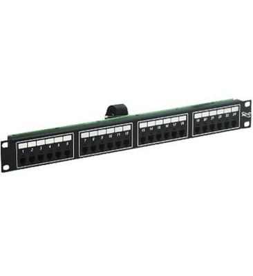 ICC Voice 6P2C Patch Panel with Female Telco in 24 Ports and 1 RMS (icmpptf242)