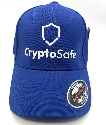 CryptoSafe Blue Hat The Original Pros-Caps Embroidered Logo One Size NWT - Picture 10 of 11