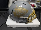 Kansas City Chiefs Kingsley Suamataia Signed Mini Helmet Beckett Witnessed