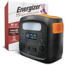 ENERGIZER 960W MAX PORTABLE POWER STATION LIFEPO4 SOLAR GENERATOR - ORANGE/BLACK