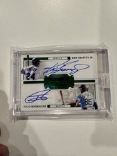 2022 Panini Flawless Rookie Julio Rodriguez Ken Griffey Jr Dual Auto x/3