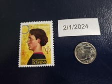 Leonardo Fibonacci Italian mathematician - Commonwealth of Dominica Stamp