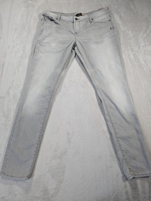 #ad #ad Genetic Denim Shane Jeans Size Women#x27;s 32 Gray Skinny Cotton Casual City $4.79