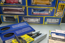 Vtg 70s AHM Model Trains, Tracks, Transformer Power Packs. HO Scale
