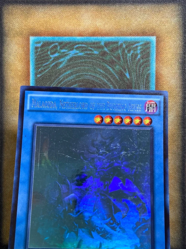 Yugioh Malacoda, Netherlord of The Burning Abyss SECE-EN085 Ghost Rare 1st Ed NM - Image 4 of 4
