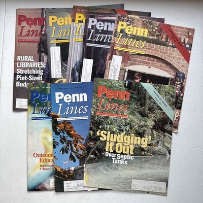 Vintage Lot Of Penn Lines Magazines, Adams Electric Ed. Pennsylvania 1994,97,98