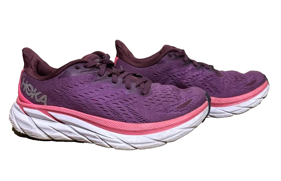Hoka Clifton 8 para mujer talla púrpura rosa 6,5 Foto 3 de 4