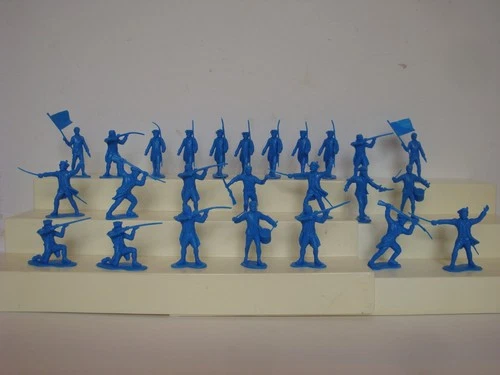 Marx Recast Sons of Liberty / Revolutionary Wars Colonials / 25 in all 9 Poses