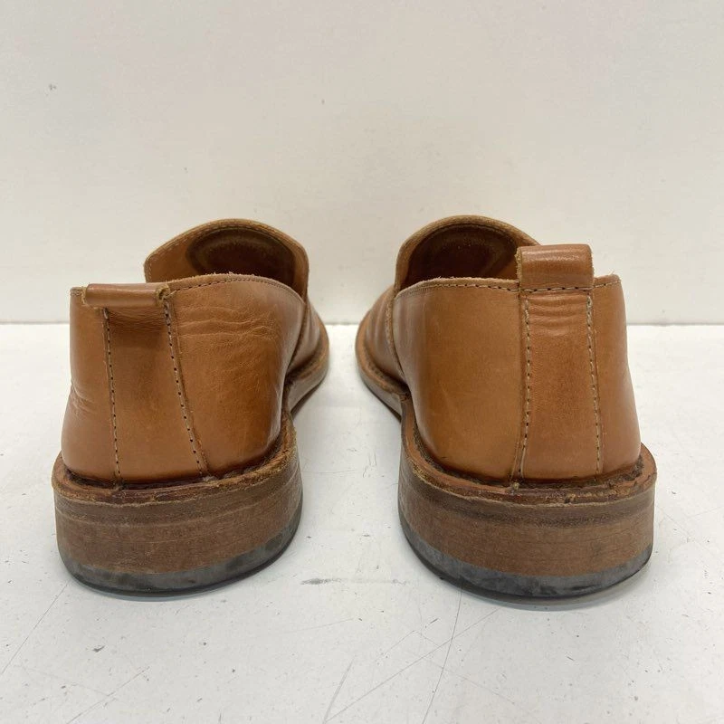 Vero Cuoio Men's Tan Solid Leather Loafer Dress Shoes Slip On Size 9 - Image 4 of 4
