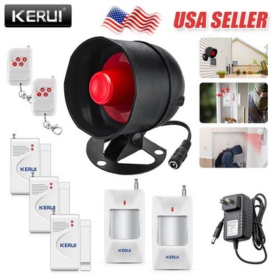 Shop Home Wireless Security Alarm 115dB Siren Door Window Sensor Kit Set