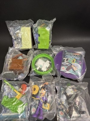 Danny Phantom 2005 Burger King Kids Club Toys Complete Set Lot Of 8 NEW