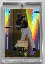 2004 Leaf Certified Materials MIRROR GOLD Frank Thomas (Bat Relic) **20/25** SSP