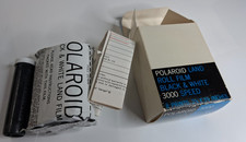 EXPIRED Polaroid Land Roll Film Black White 3000 Speed Type 37 Model 80 J33