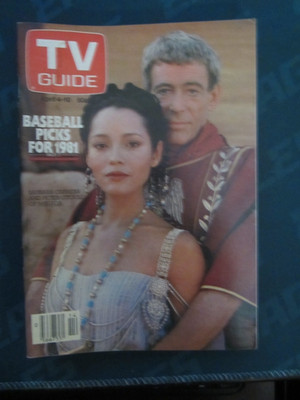 TV Guide April 1981 Peter O'Toole Barbara Carrera Masada RARE Canada No Label