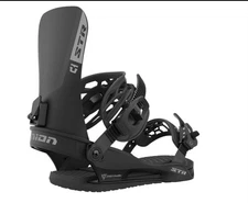New 2024 Union STR Snowboard Bindings Mens Medium Black