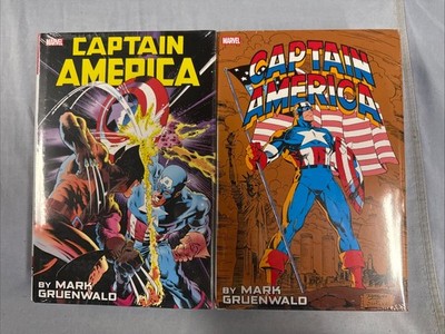Marvel Comics CAPTAIN AMERICA MARK GRUENWALD Omnibus Vol #1 & 2 HC