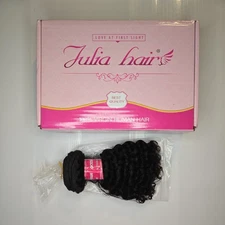 JULIA Hair  8 Inch Virgin Body Curly Hair Weave 3 Bundles New