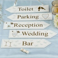 Wedding Signs - Shabby Chic Wedding Signs